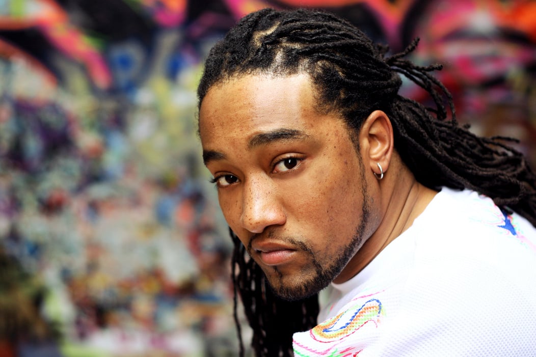 African-American man with dreads